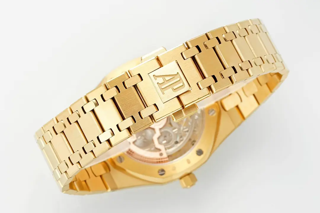 Attractive R8 Factory Audemars Piguet Royal Oak 15202 Gold Super Clone Watch 1550