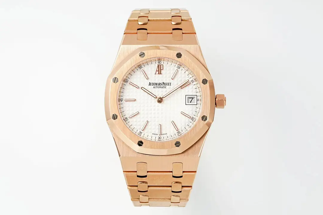 Refined R8 Factory Audemars Piguet Royal Oak 15202 Rose Gold Super Clone Replica Watch 7302
