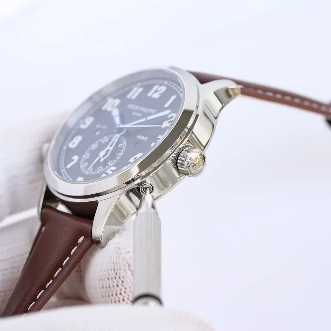 R8 Factory Patek Philippe Calatrava 5524 Blue Dial Super Clone Replica Watch Breathable 3455