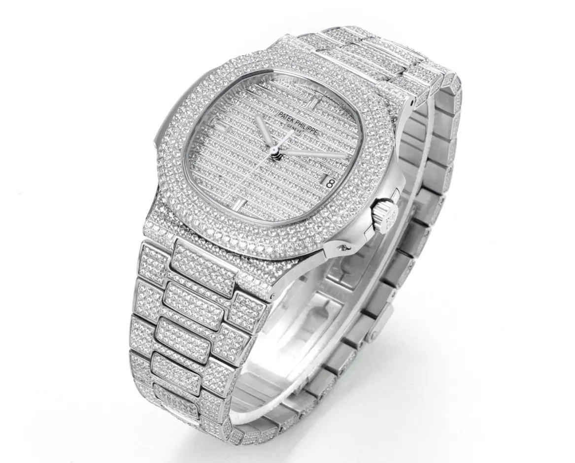 Youthful R8 Factory Patek Philippe Nautilus 5719 10G Platinum Super Clone Replica Watch 7190