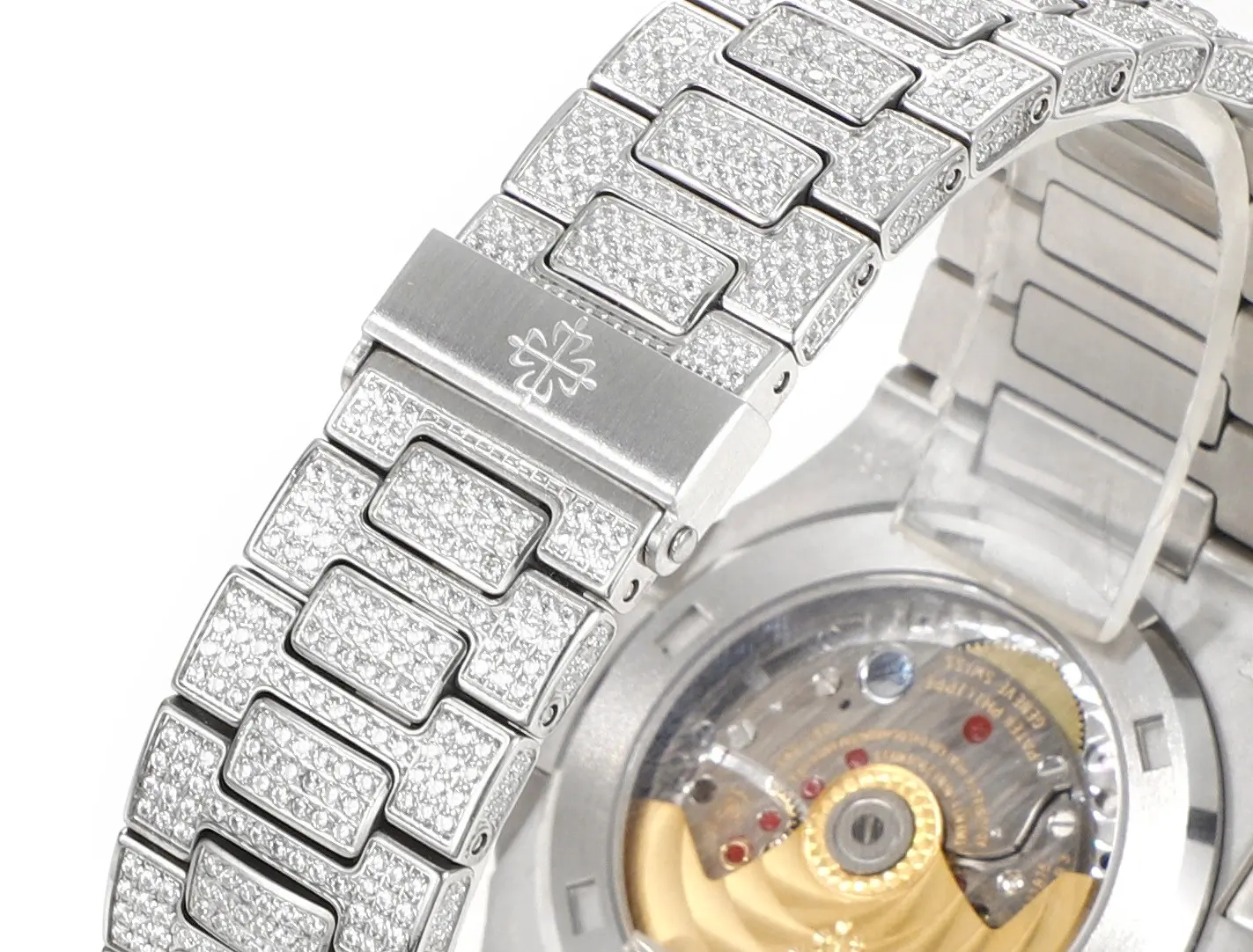 R8 Factory Patek Philippe Nautilus 5719 10G White Gold Super Clone Replica Watch Soft 3089