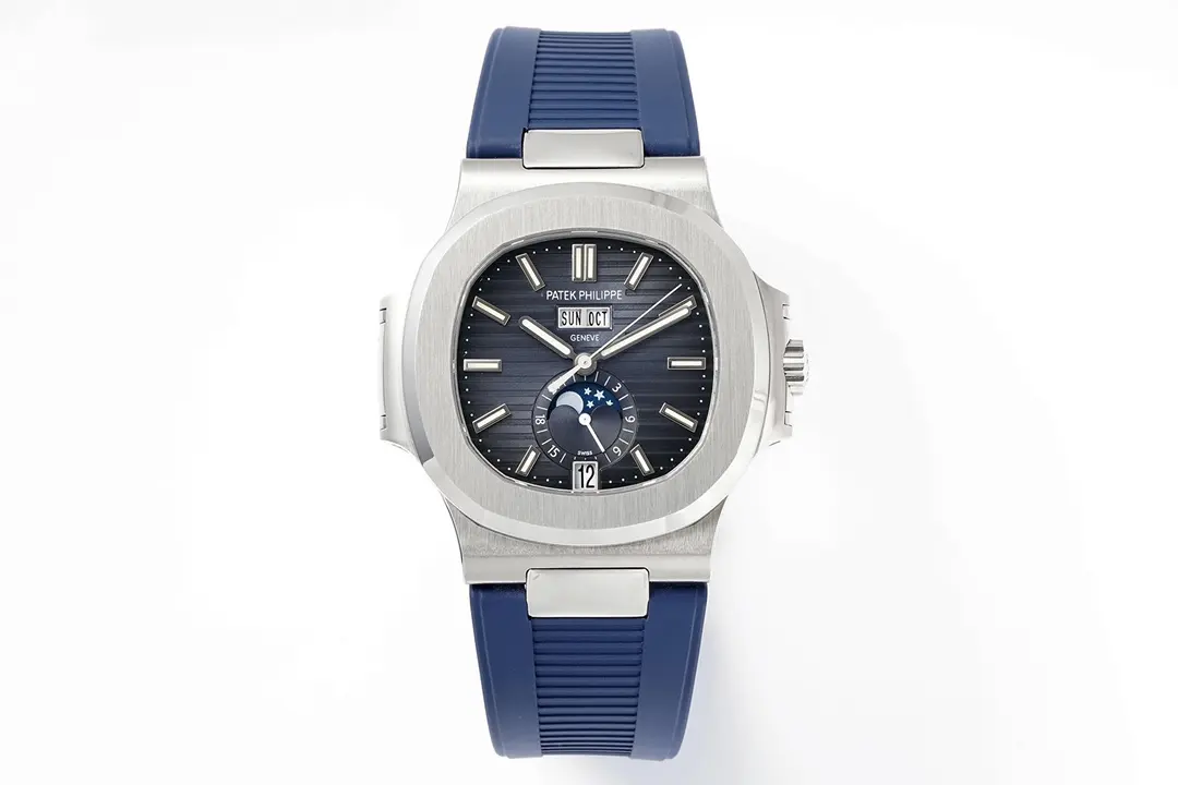 Timeless R8 Factory Patek Philippe Nautilus 5726 1A Blue Rubber Super Clone Replica Watch 3002
