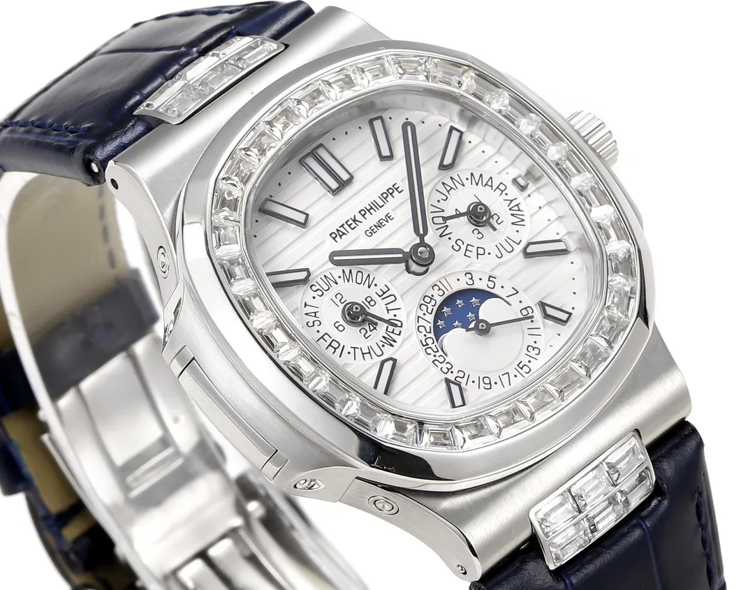 R8 Factory Patek Philippe Nautilus 5740 White Blue Super Clone Replica Watch OdorResistant 3239