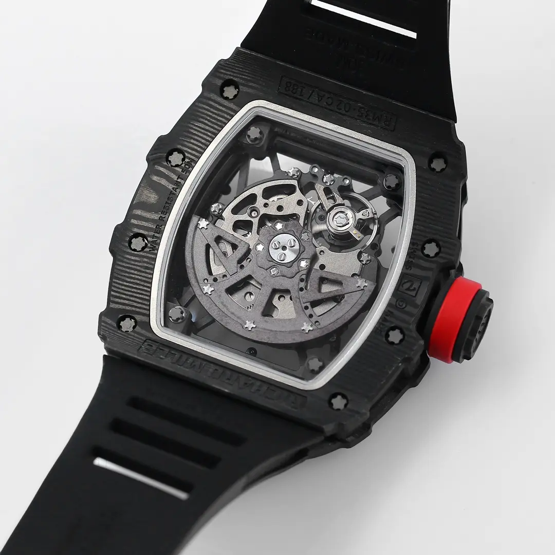 RM Factory Richard Mille RM 35-02 Rafael Nadal Black Super Clone Luxury Watch Lightweight 7409