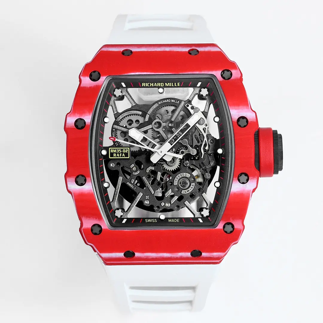 Flexible RM Factory Richard Mille RM 35-02 Red Rafael Nadal Super Clone Luxury Watch 7410