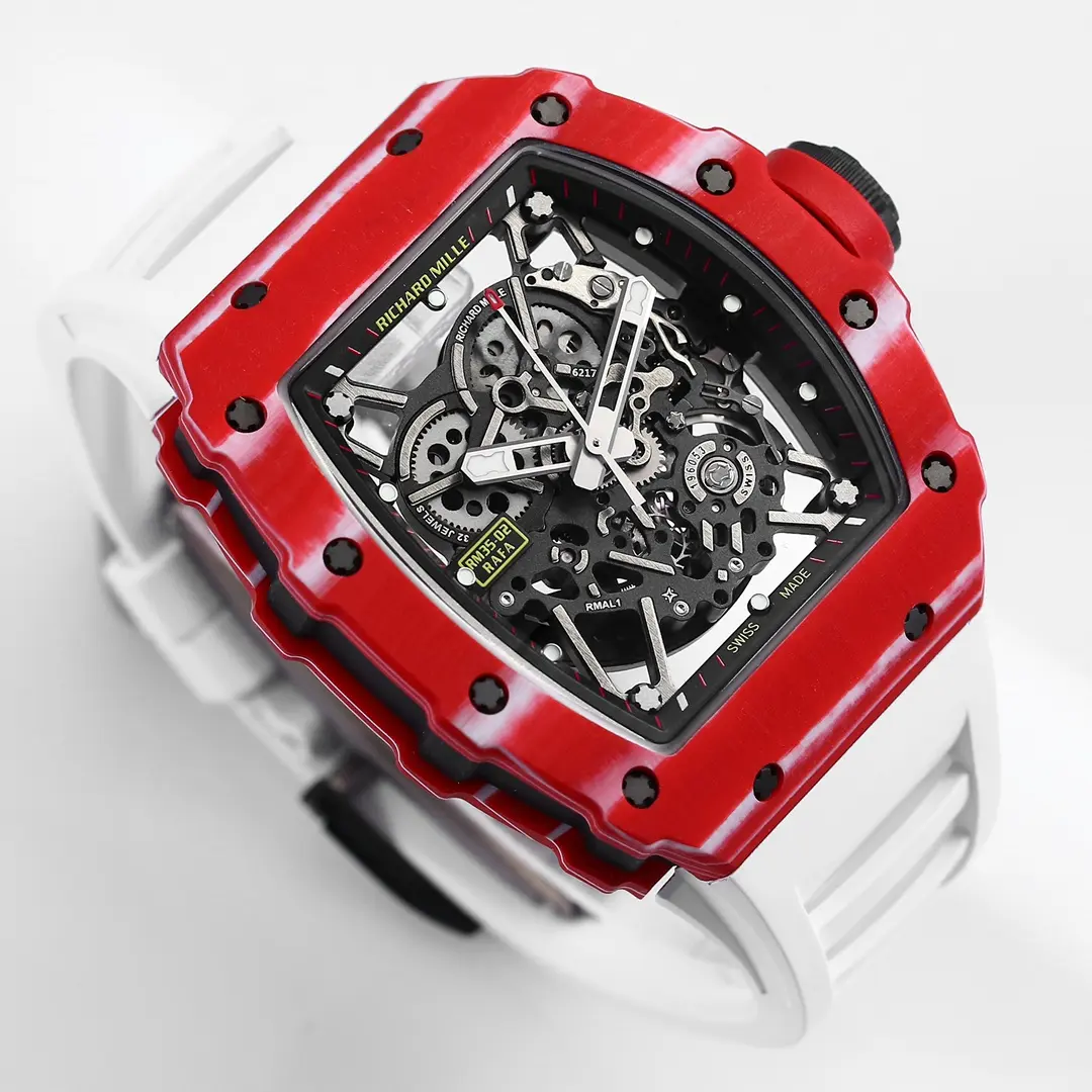 Flexible RM Factory Richard Mille RM 35-02 Red Rafael Nadal Super Clone Luxury Watch 7410