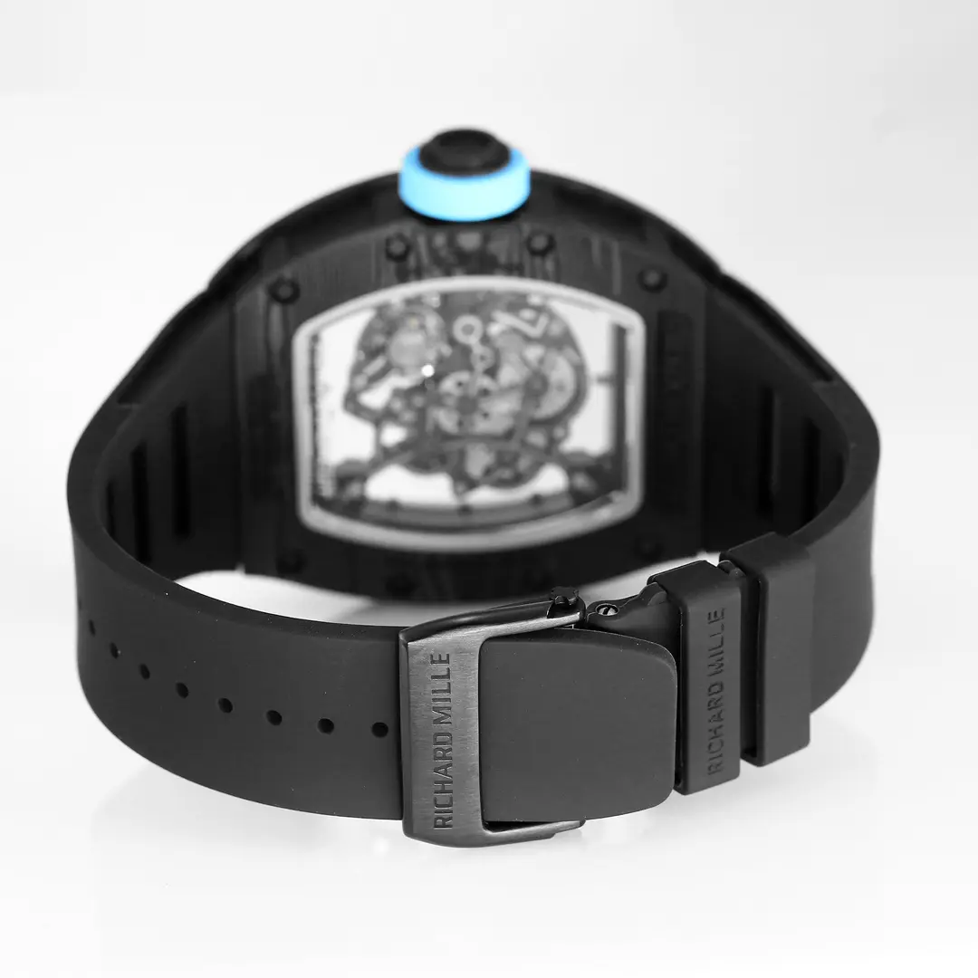 SmoothTexture RM Factory Richard Mille RM055 Carbon Fiber Black Super Clone Luxury Watch 7390