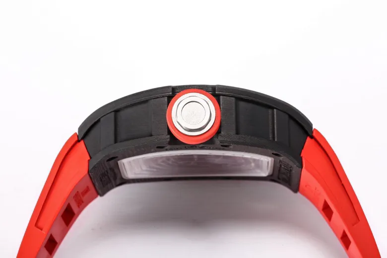 RM Factory Richard Mille RM055 NTPT Carbon Red Strap –  Super Clone Watch EyeCatching 3839