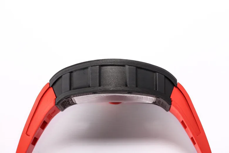 RM Factory Richard Mille RM055 NTPT Carbon Red Strap –  Super Clone Watch EyeCatching 3839