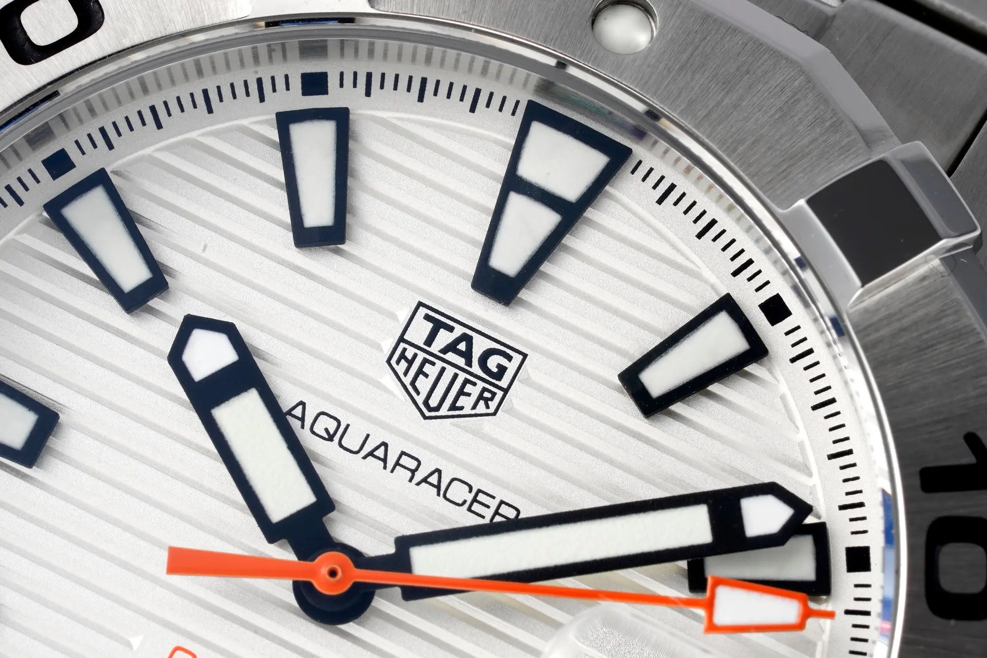 XF Factory TAG Heuer Super Aquaracer Series Replica Watch – Silver Stainless Steel, White Dial, Formal  Super Clone Style WeatherProof 4083