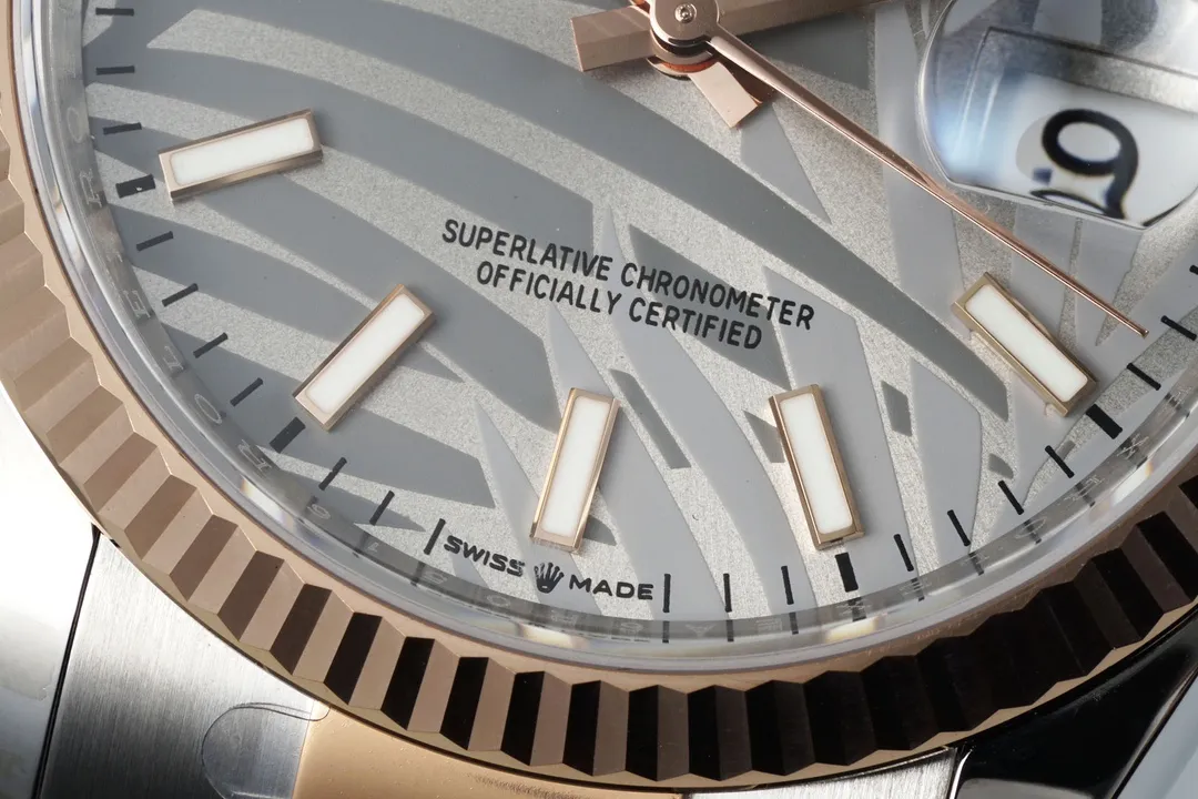 Durable VS Factory Rolex Datejust 36mm Two-Tone Stainless Steel and Rose Gold Oyster Bracelet Watch 4436