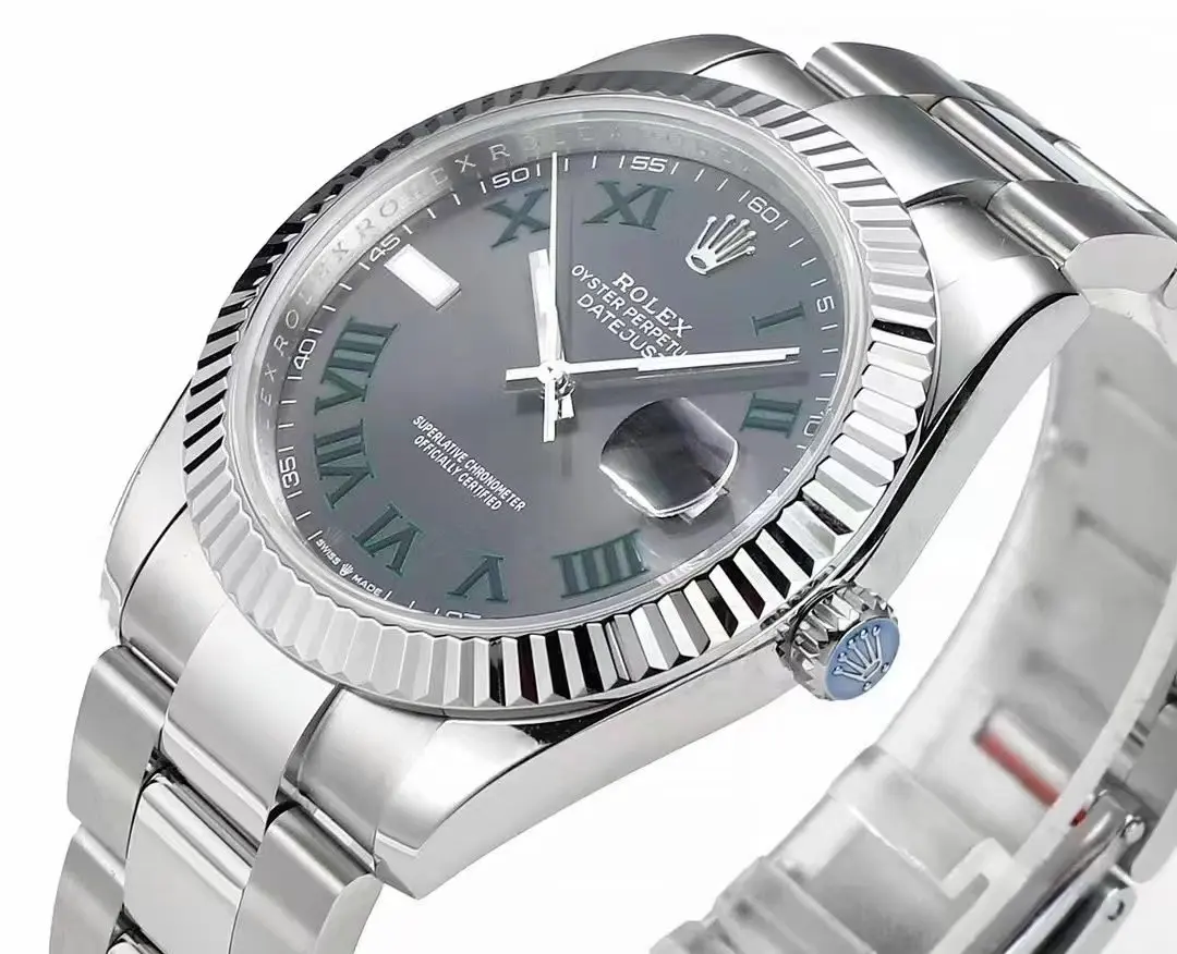 Supportive Rolex Datejust 41mm – Silver Stainless Steel with Grey Dial 135