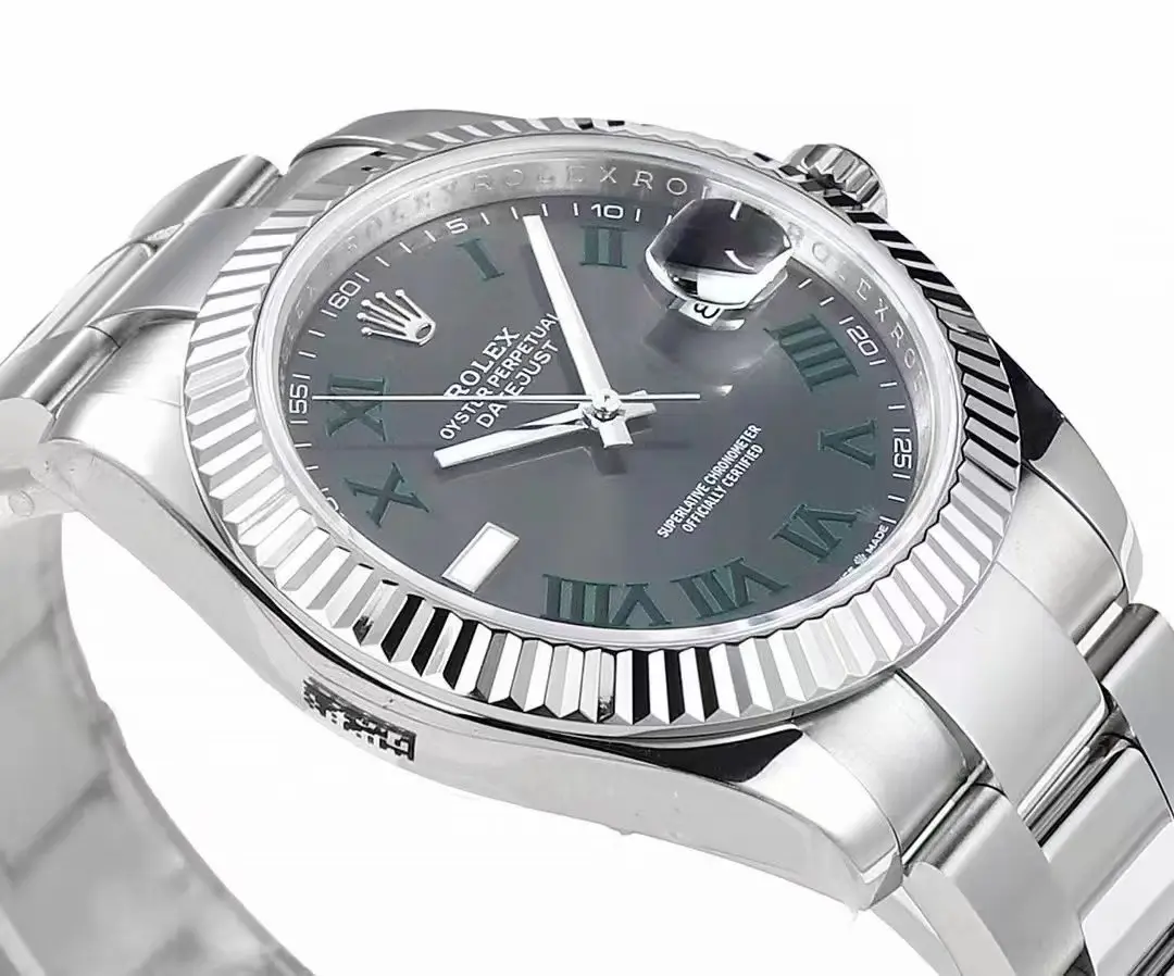 Supportive Rolex Datejust 41mm – Silver Stainless Steel with Grey Dial 135