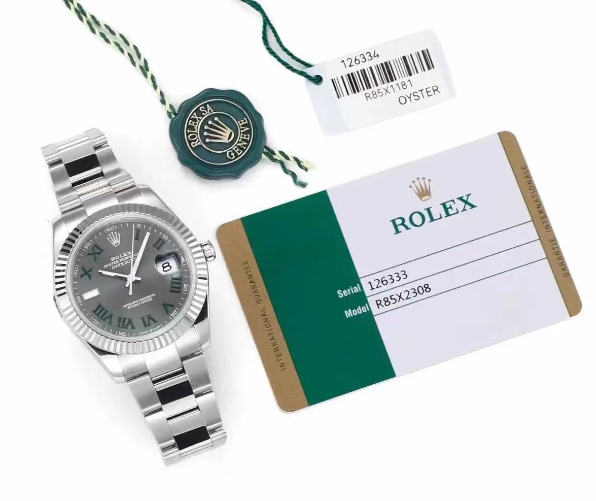 Supportive Rolex Datejust 41mm – Silver Stainless Steel with Grey Dial 135