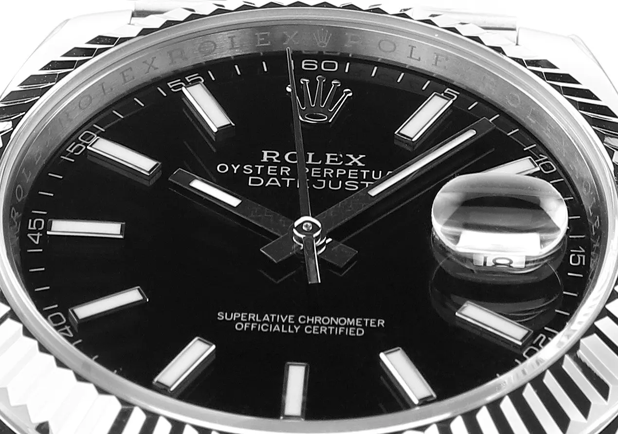 WrinkleFree Rolex Datejust 41mm Black Dial Stainless Steel – Super Clone VSF Watch 108