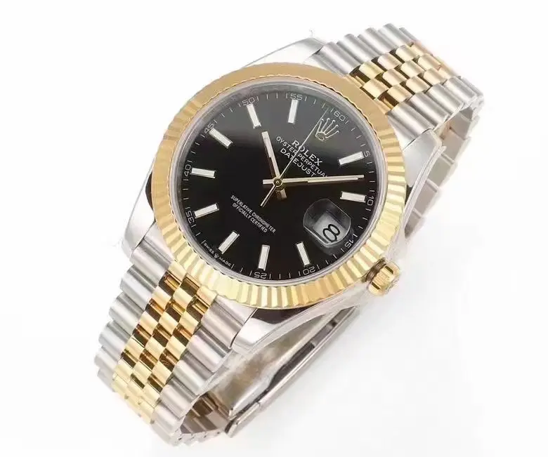 Rolex Datejust 41mm Black Dial Two-Tone Jubilee Bracelet – Super Clone Edition WellDesigned 118