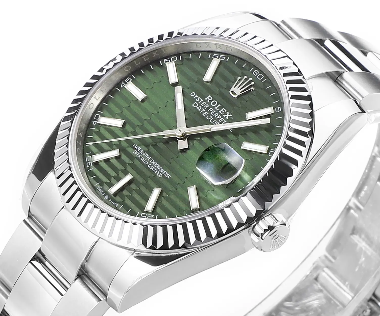 Rolex Datejust 41mm Green Fluted Bezel – Super Clone VSF Watches Edition GoAnywhere 155