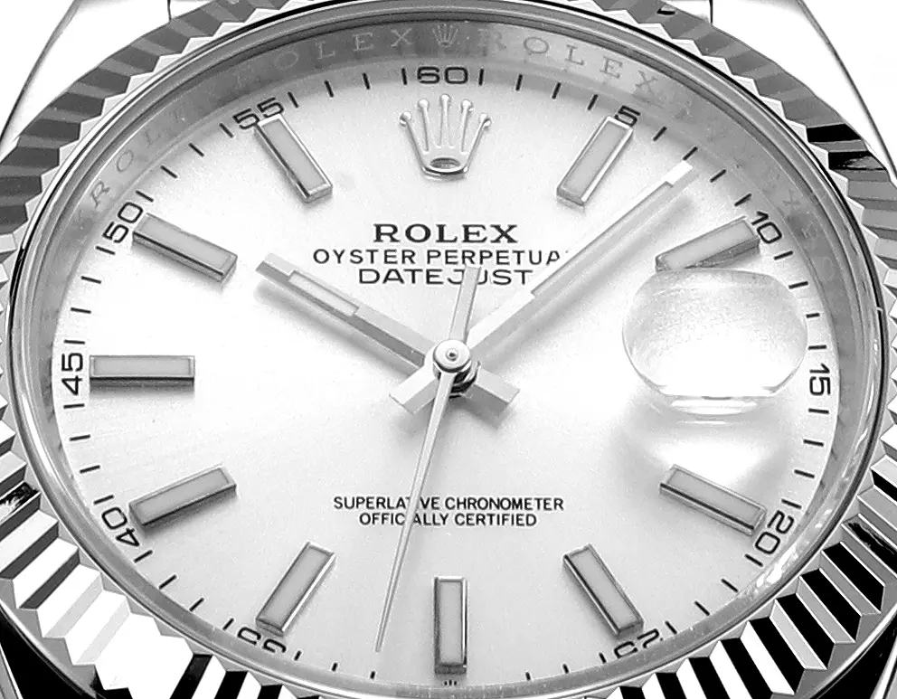 Cozy Rolex Datejust 41mm Silver Fluted Bezel Stainless Steel VSF Super Clone Watch 110
