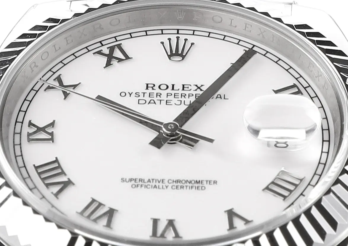 Rolex Datejust 41mm Silver Fluted Bezel White Dial VSF Super Clone Watch Unisex 139