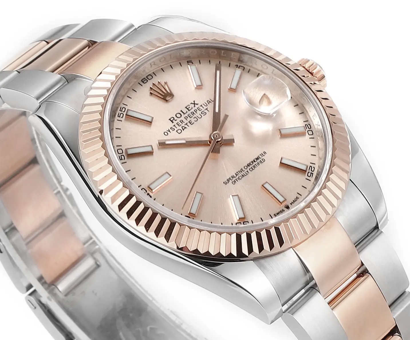 TravelReady Rolex Datejust 41mm Two-Tone Rose Gold and Stainless Steel 304