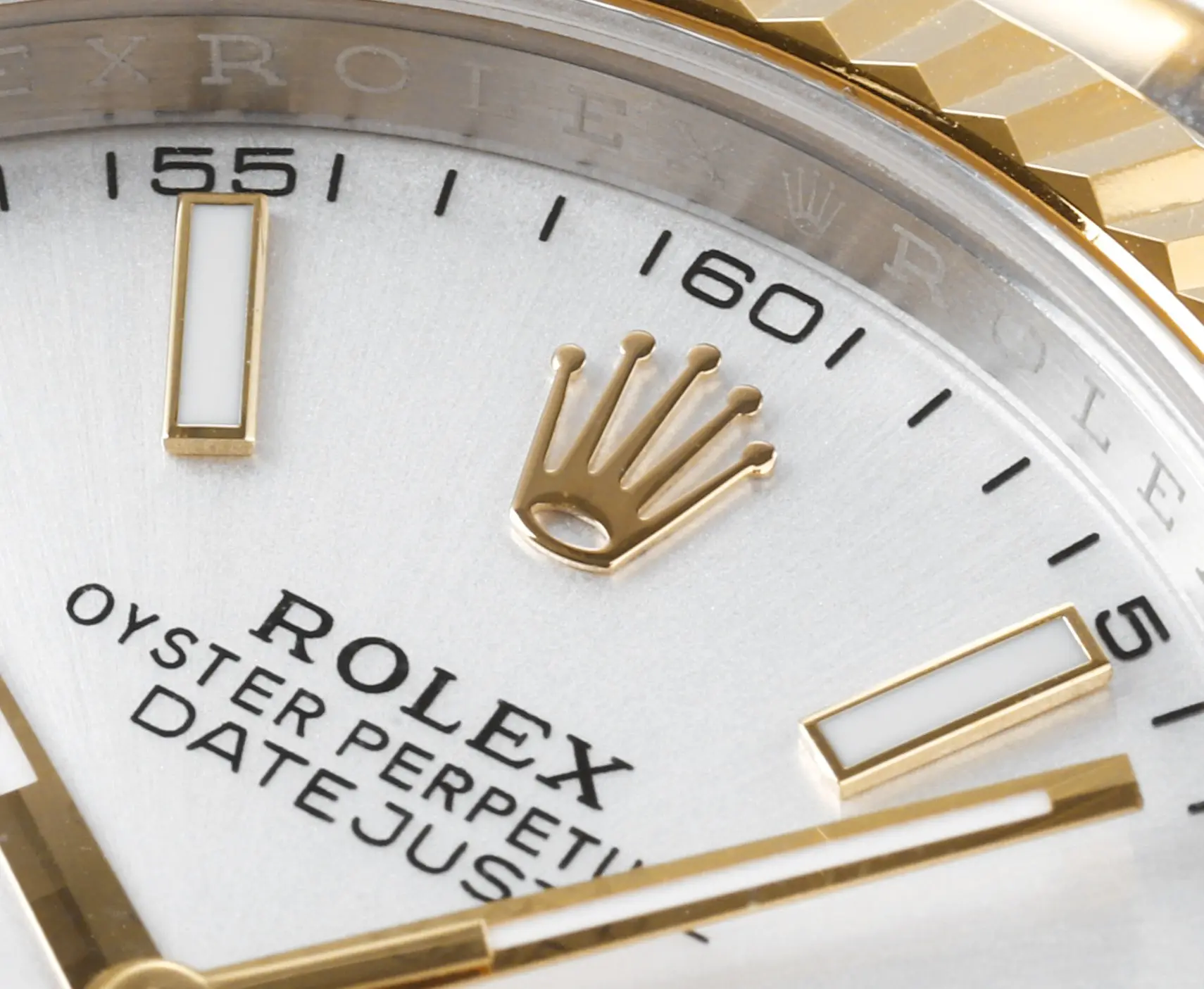 ZeroBulk Rolex Datejust 41mm Two-Tone White Dial Fluted Bezel 136
