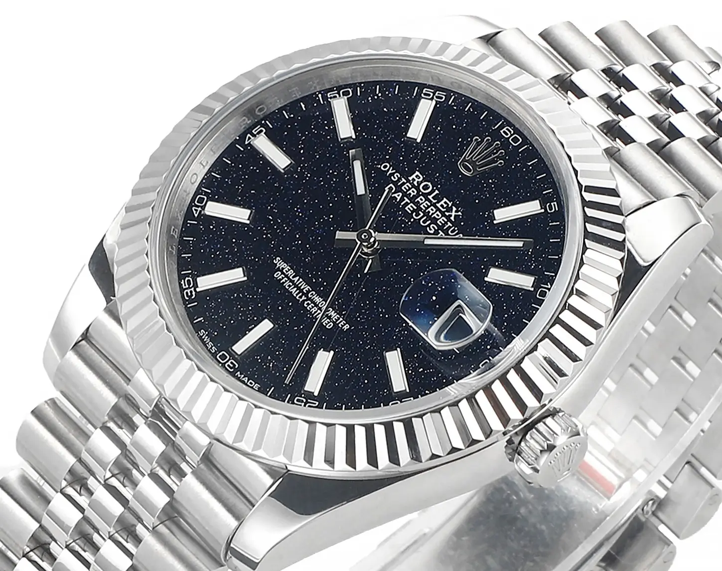 Lightweight Rolex Datejust 41mm Watch – Gold Sandstone Dial, Stainless Steel Jubilee Bracelet 299