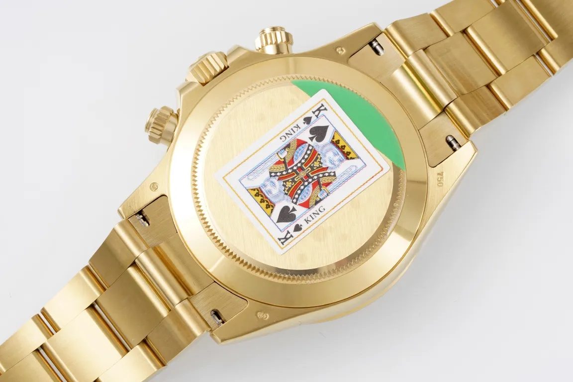 Original Rolex Daytona 4130 – Gold with Green Dial –  Luxury Watches Collection 5