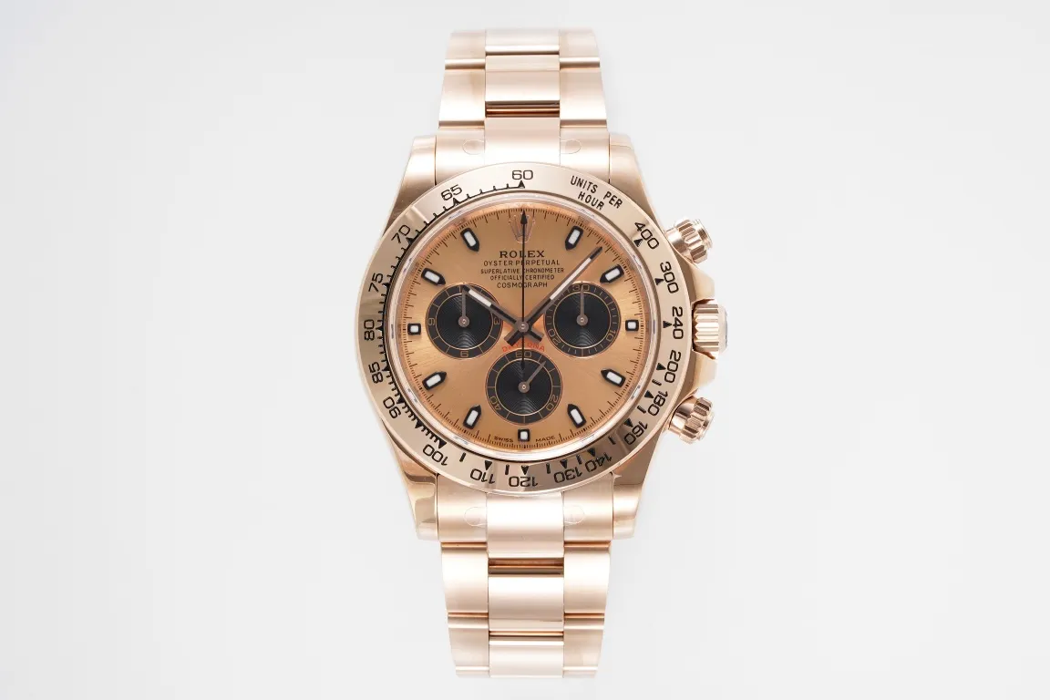 SmoothTexture Rolex Daytona 4130 – Rose Gold, Chronograph Luxury Watch 96