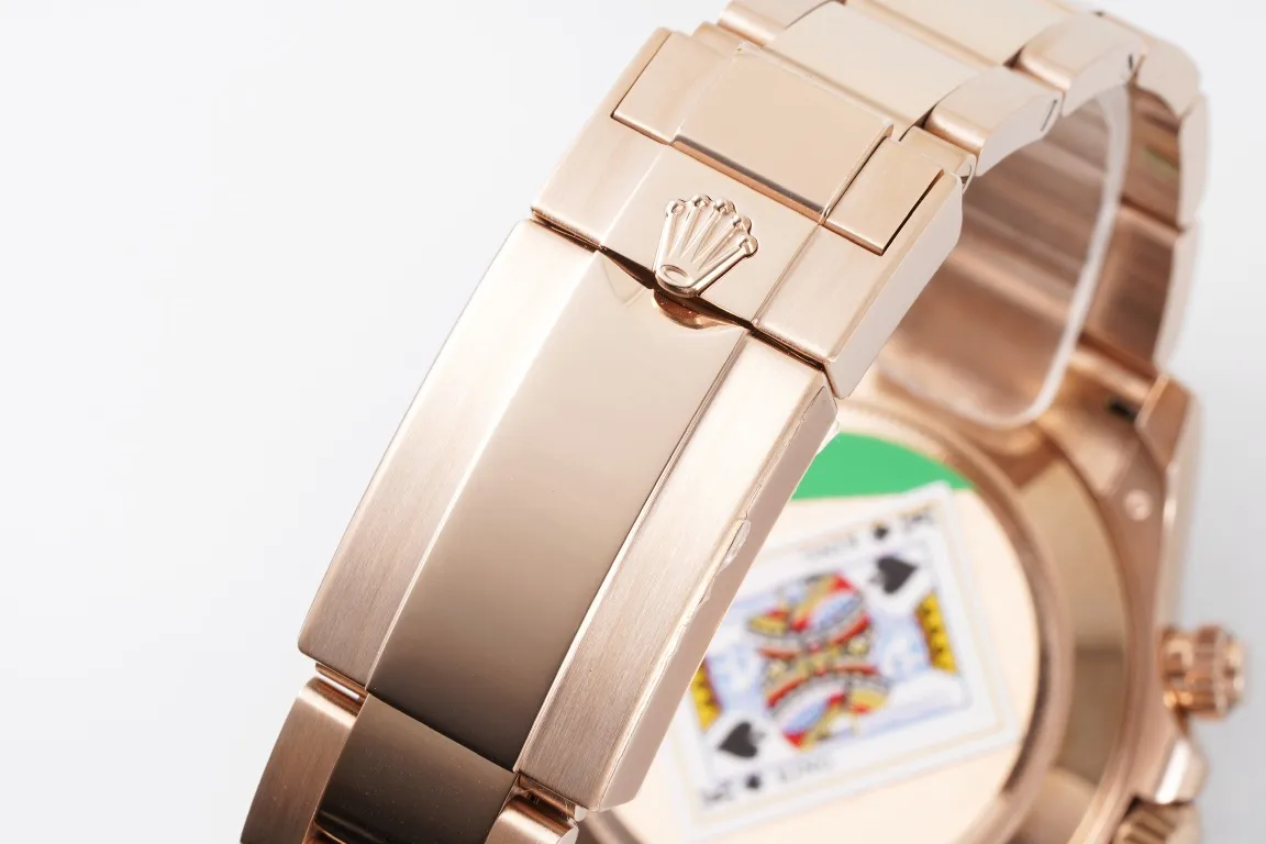 SmoothTexture Rolex Daytona 4130 – Rose Gold, Chronograph Luxury Watch 96