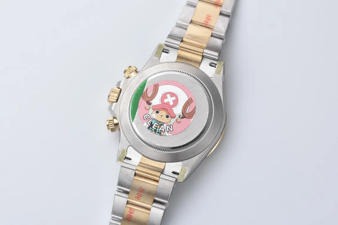 Rolex Daytona Two-Tone Champagne Dial Engraved Luxury Watch UrbanChic 95