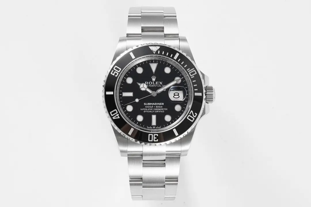 VS Factory Rolex Submariner 41mm Black Dial Stainless Steel Watch –  Diver’s Timepiece SunProtective 4316