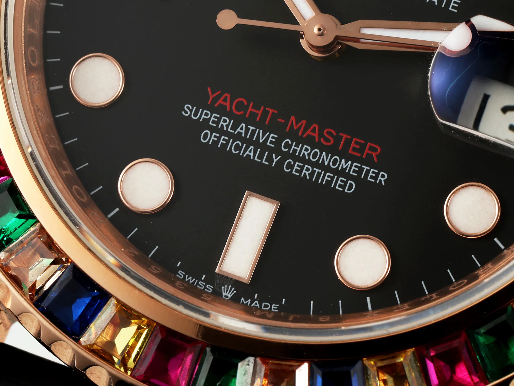 Rolex Yacht-Master Rose Gold Black Rubber – Flexible 353