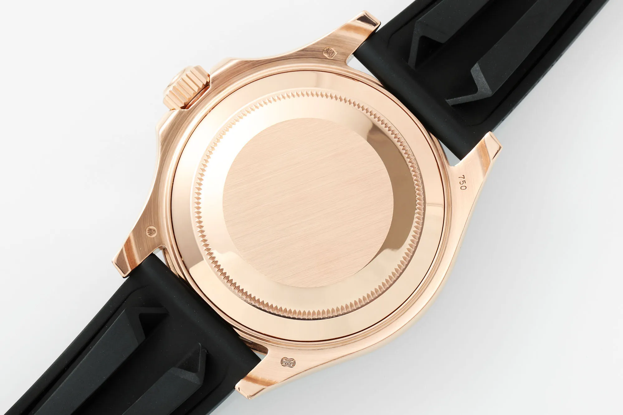Rolex Yacht-Master Rose Gold Black Rubber – Flexible 353
