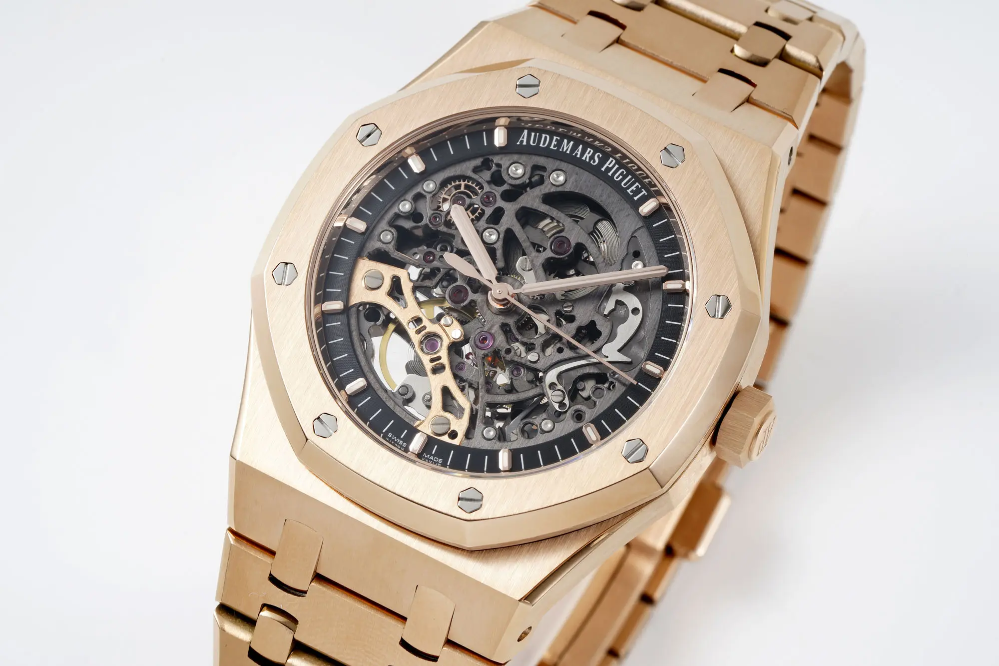 BF Factory Audemars Piguet Royal Oak Offshore 15407ST Rose Gold Skeleton Super Clone Watch –  Replica Seasonal 4744