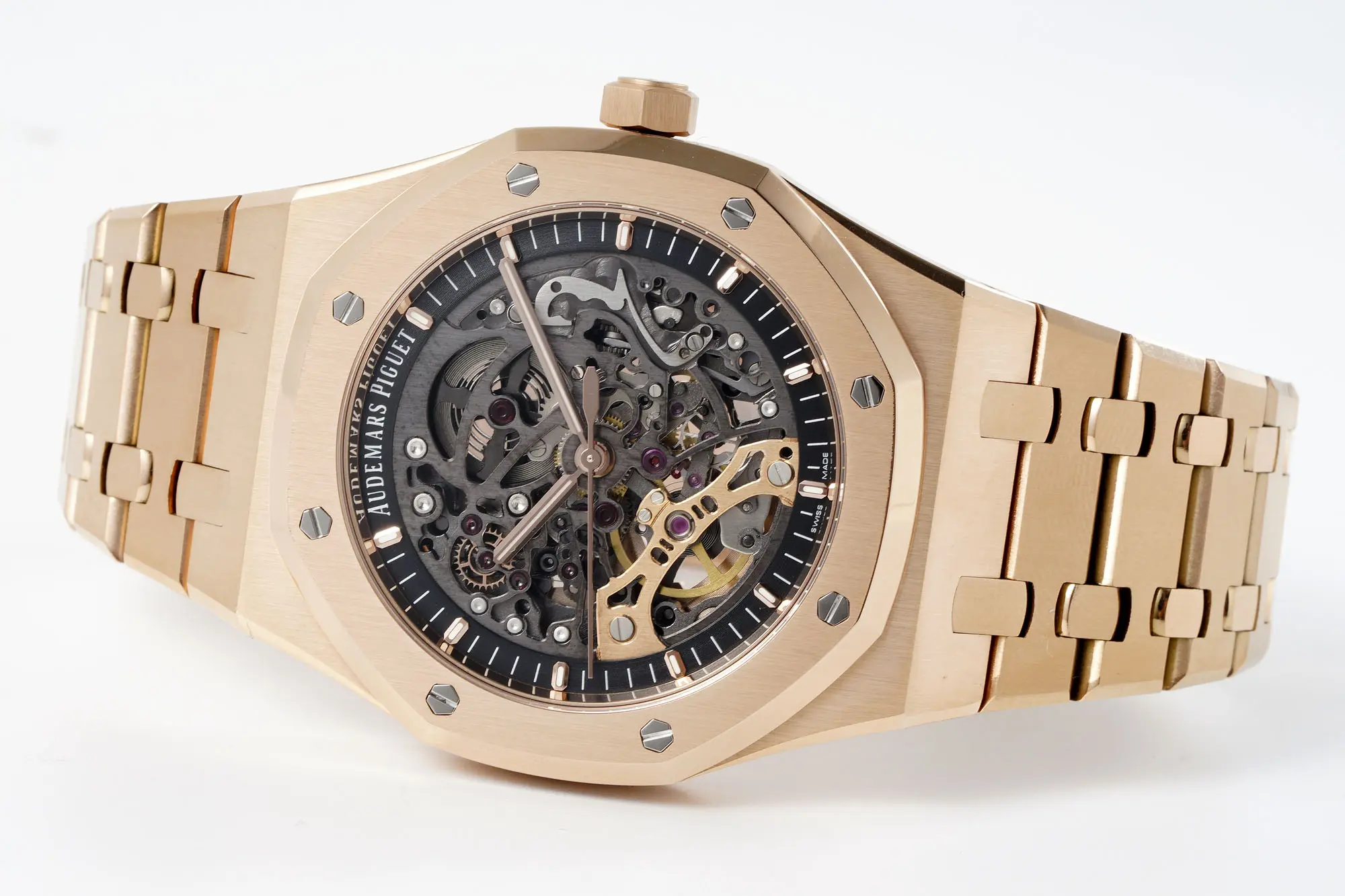 BF Factory Audemars Piguet Royal Oak Offshore 15407ST Rose Gold Skeleton Super Clone Watch –  Replica Seasonal 4744