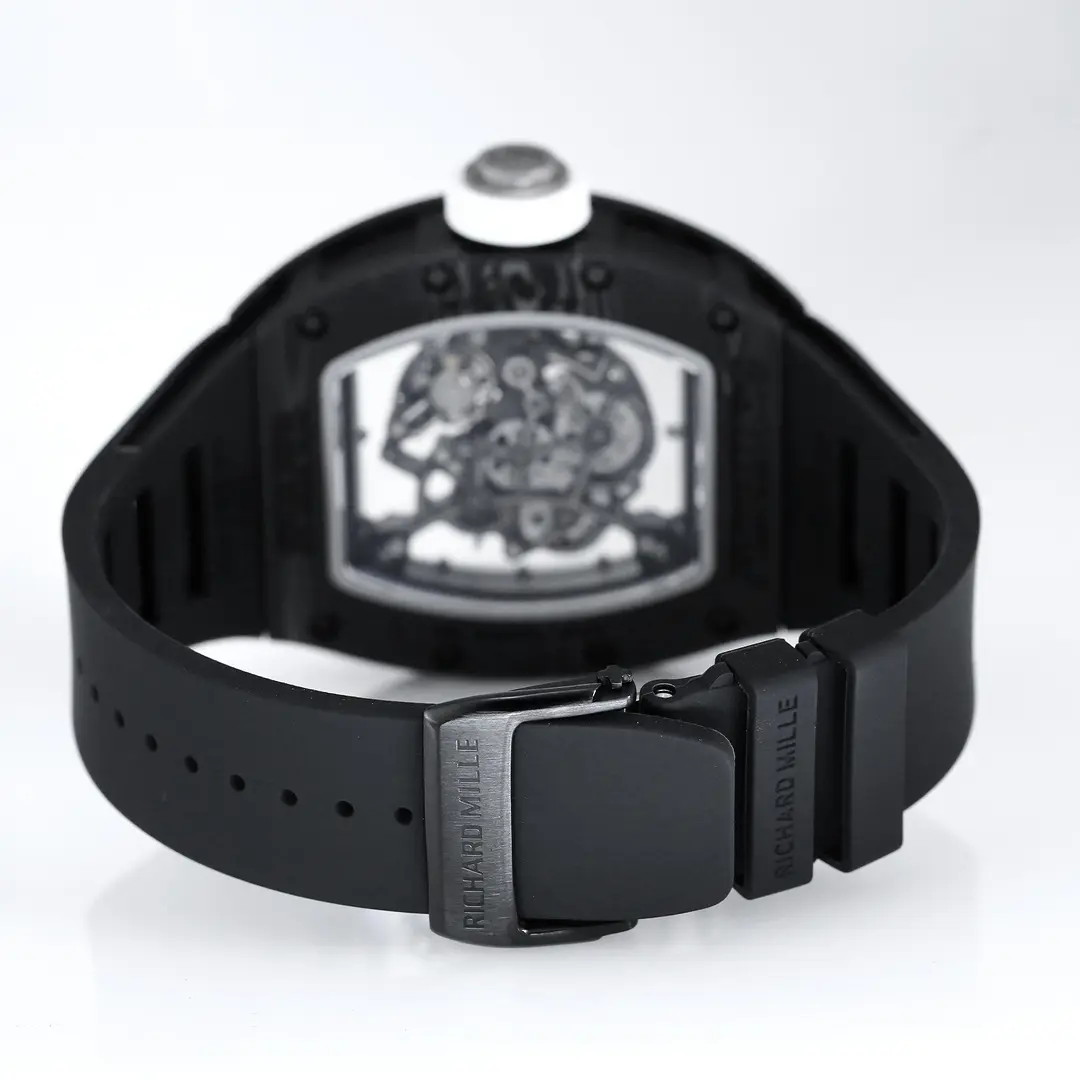 APS Factory Richard Mille RM055 Carbon Fiber Black Rubber Super Clone Luxury Watch Original 4516