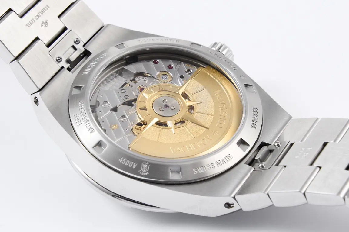 8F Factory Vacheron Constantin Overseas 4500V Series – Silver Stainless Steel Automatic Watch with Date Display – Best Super Clone Watch SoftTouch 5244