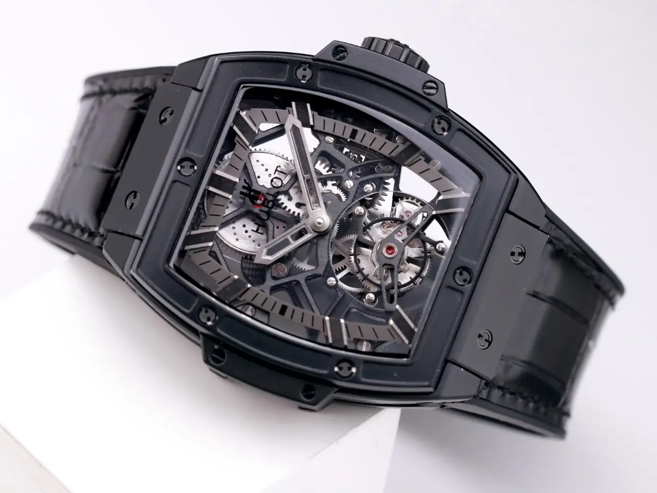 ZF Factory Hublot Masterpiece 906 Black Skeleton Tourbillon Watch with Rose Gold Platinum Plating – Super Clone Excellence Durable 1391