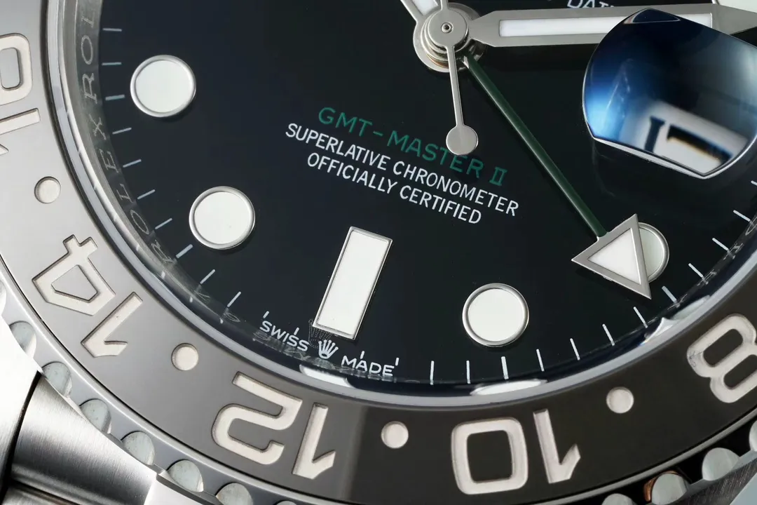 Affordable AR Factory Rolex GMT-Master II Batman 126710BLNR Black Dial Black Blue Ceramic Bezel Jubilee Bracele 355