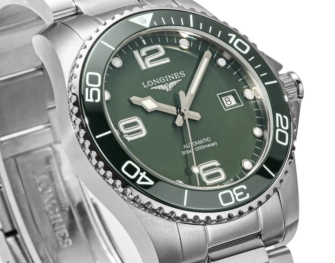 TW Factory Longines Conquest Green Dial Steel Watch –  Super Clone Design Timeless 4002