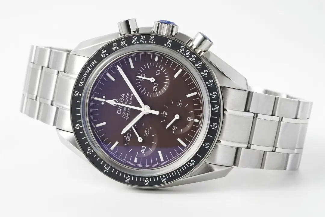 TW Factory Omega Speedmaster 9300 Burgundy Dial Steel – VSF Watches Collection Neat 576
