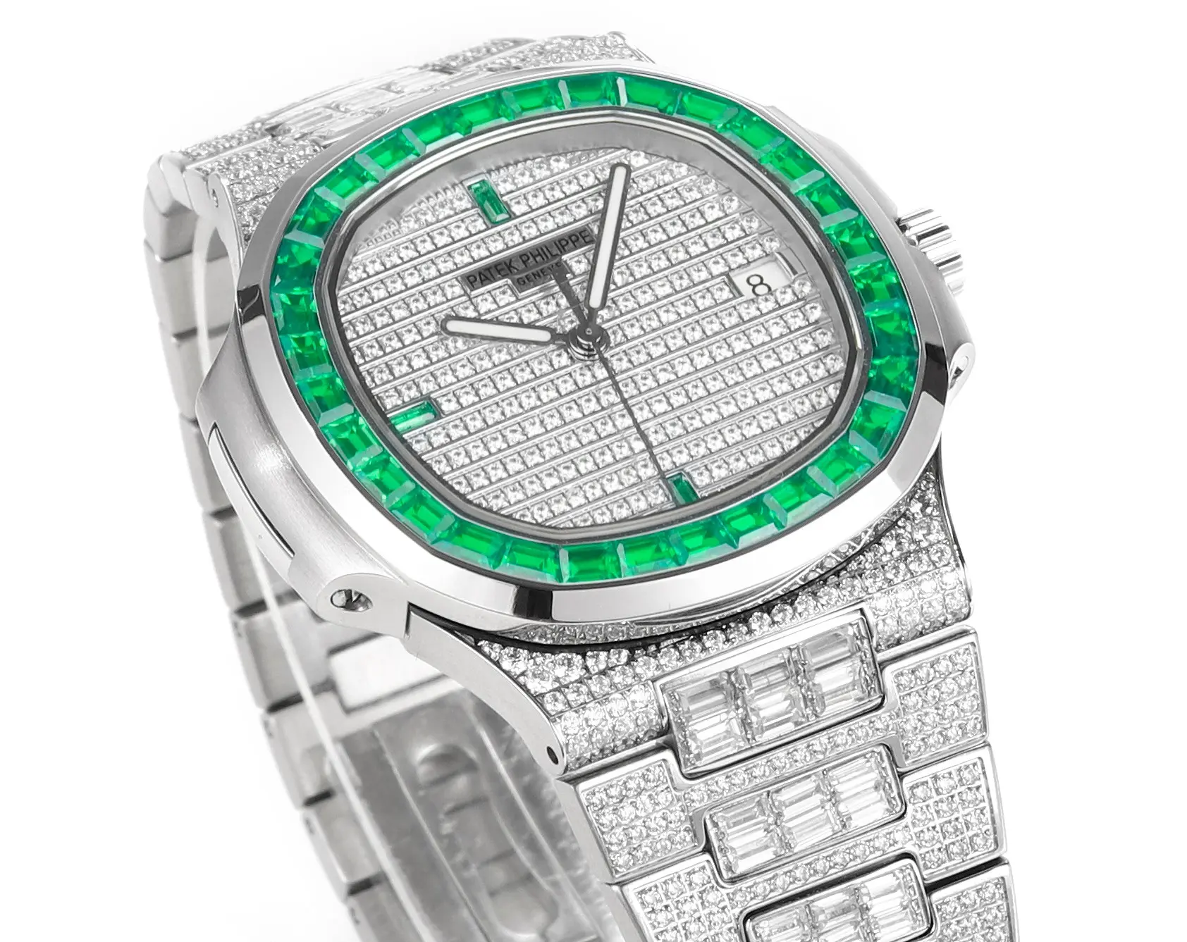 Stylish TW Factory Patek Philippe Nautilus 5719 Platinum Super Clone Replica Watch 7512