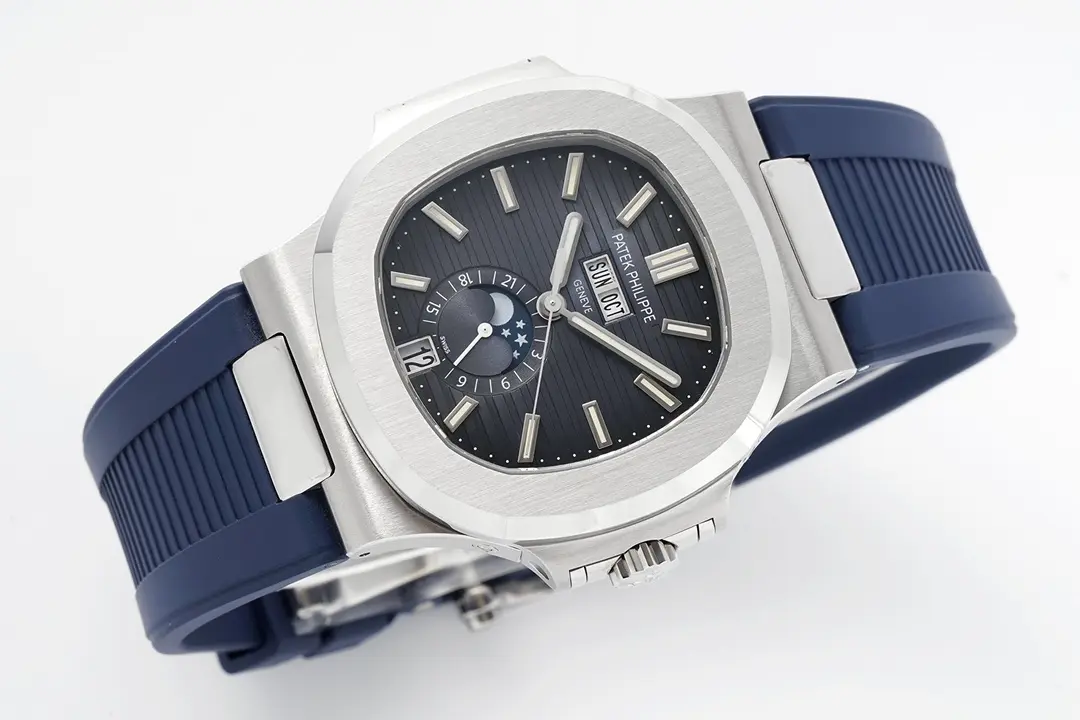 TW Factory Patek Philippe Nautilus 5726 1A Blue Rubber Super Clone Replica Watch Soft 3309