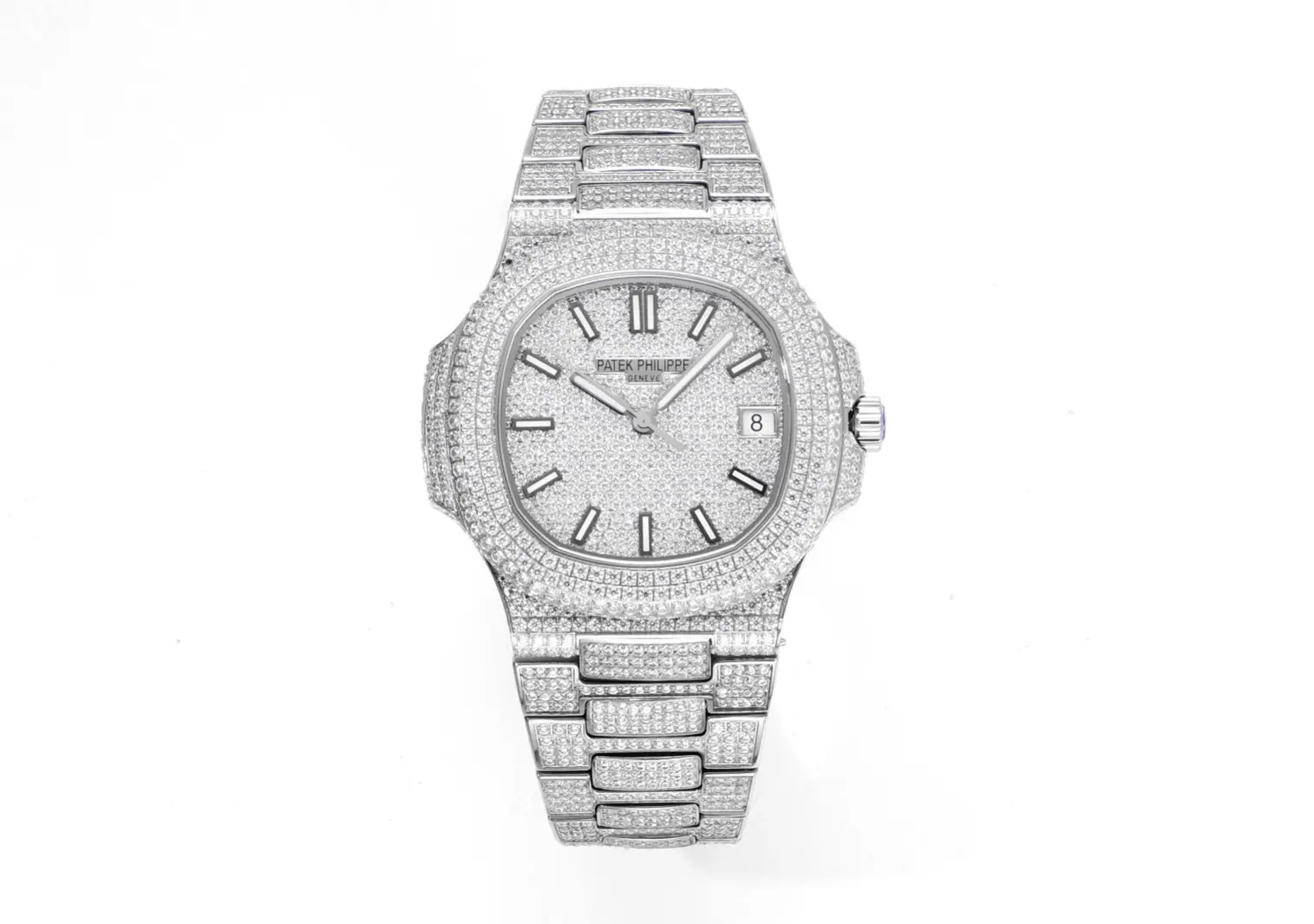 TWA Factory Patek Philippe Nautilus 5719 10G White Gold Super Clone Replica Watch UrbanChic 7693