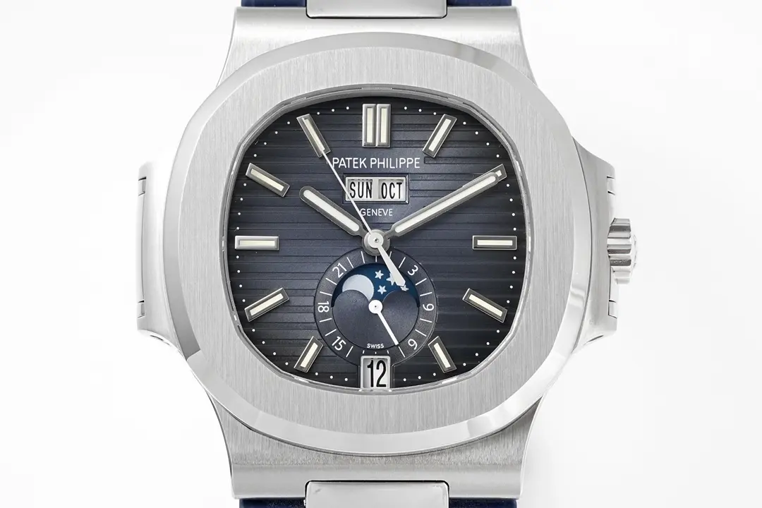 TWA Factory Patek Philippe Nautilus 5726 1A Blue Rubber Super Clone Replica Watch Compact 7650