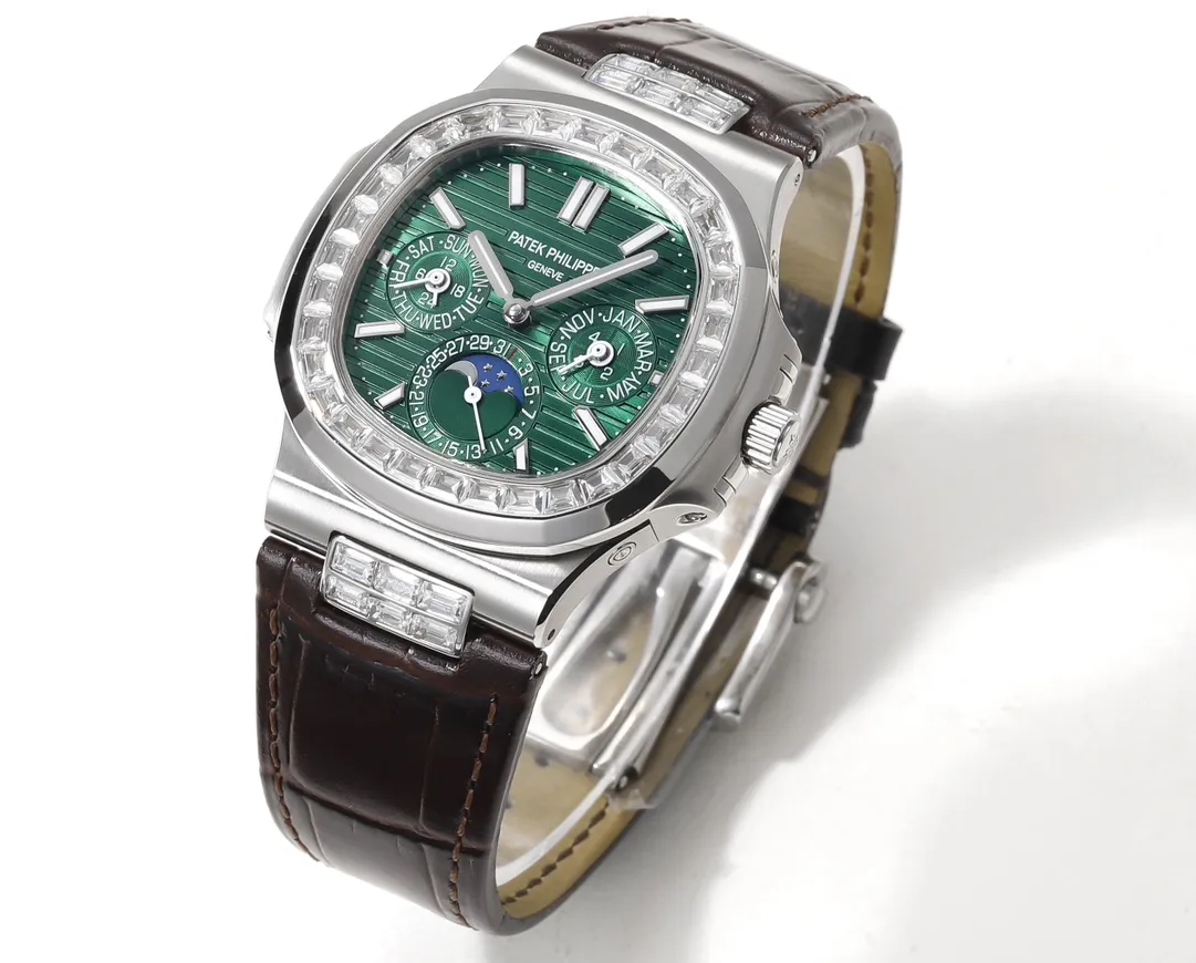 Durable TWA Factory Patek Philippe Nautilus 5740 Green Super Clone Replica Watch 3228