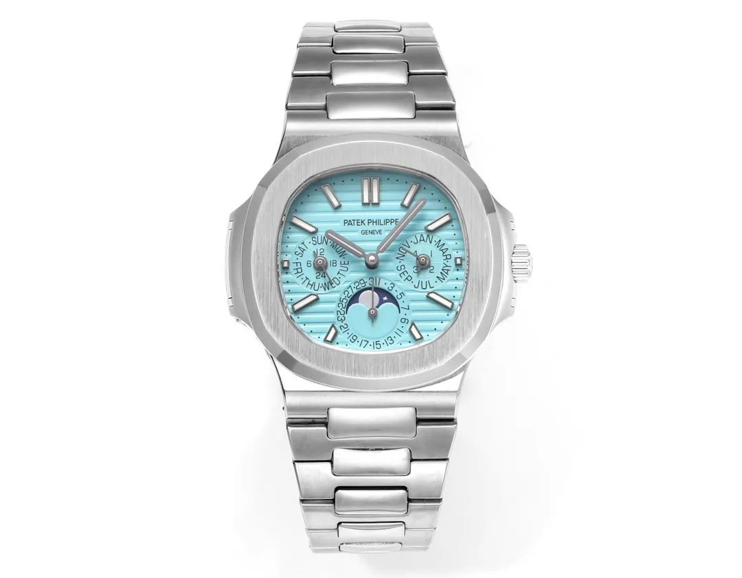 Stretchable TWA Factory Patek Philippe Nautilus 5740 1G Blue Dial Super Clone Replica Watch 7705