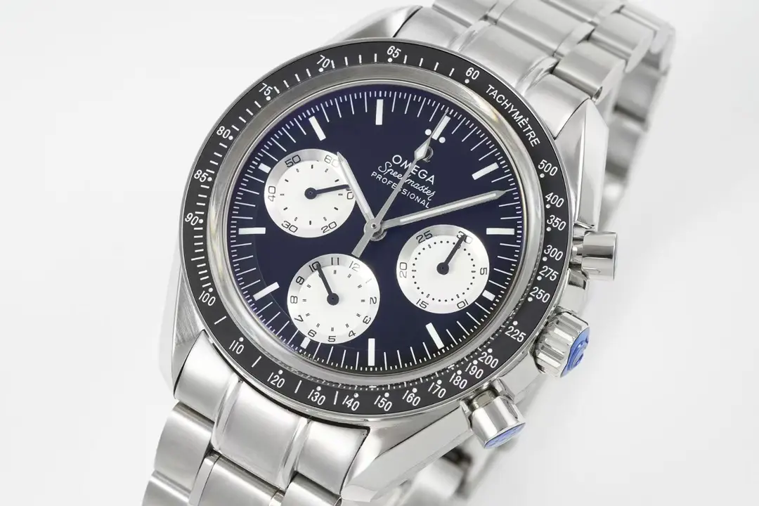 V6 Factory Omega Speedmaster 9300 Blue Dial Steel –  VSF Watches Lightweight 7862