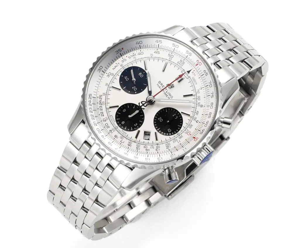 SportInspired V7 Factory Breitling Navitimer 1 B01 Chronograph Silver – Super Clone Watch 7958