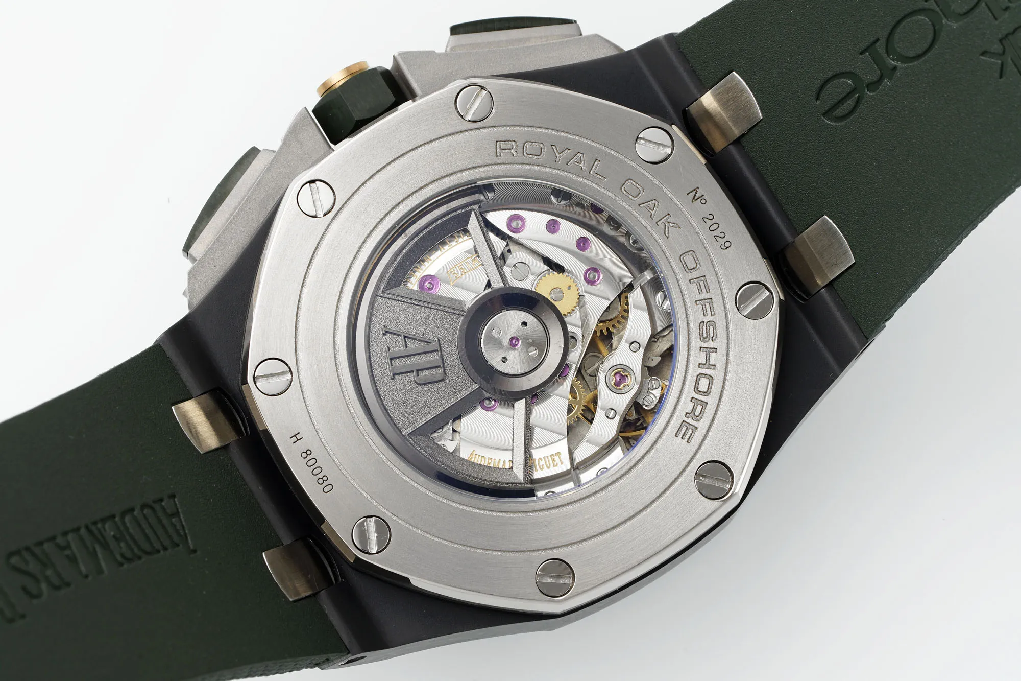 V9 Factory Audemars Piguet Royal Oak Offshore 26400 Green Super Clone Watch ZipUp 8094